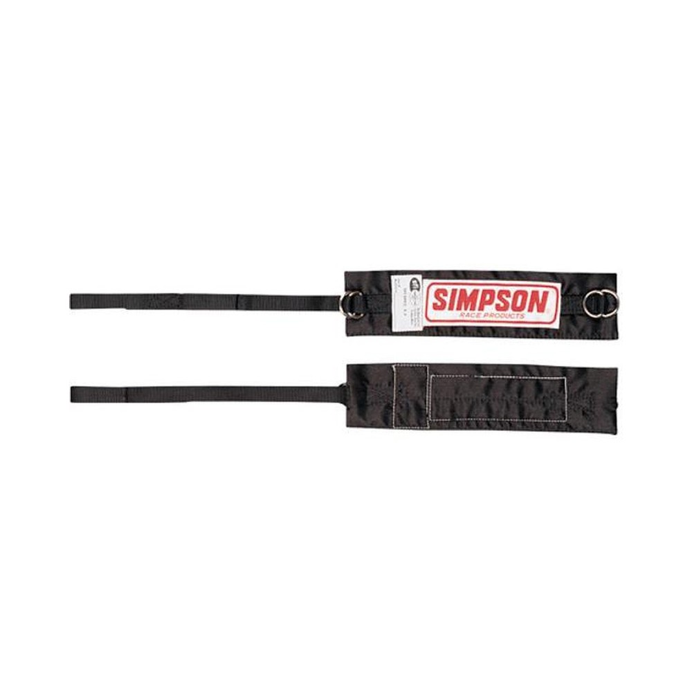Simpson Racing YSTRAPBK Arm Restraints with Y-Strap - Black - Pair