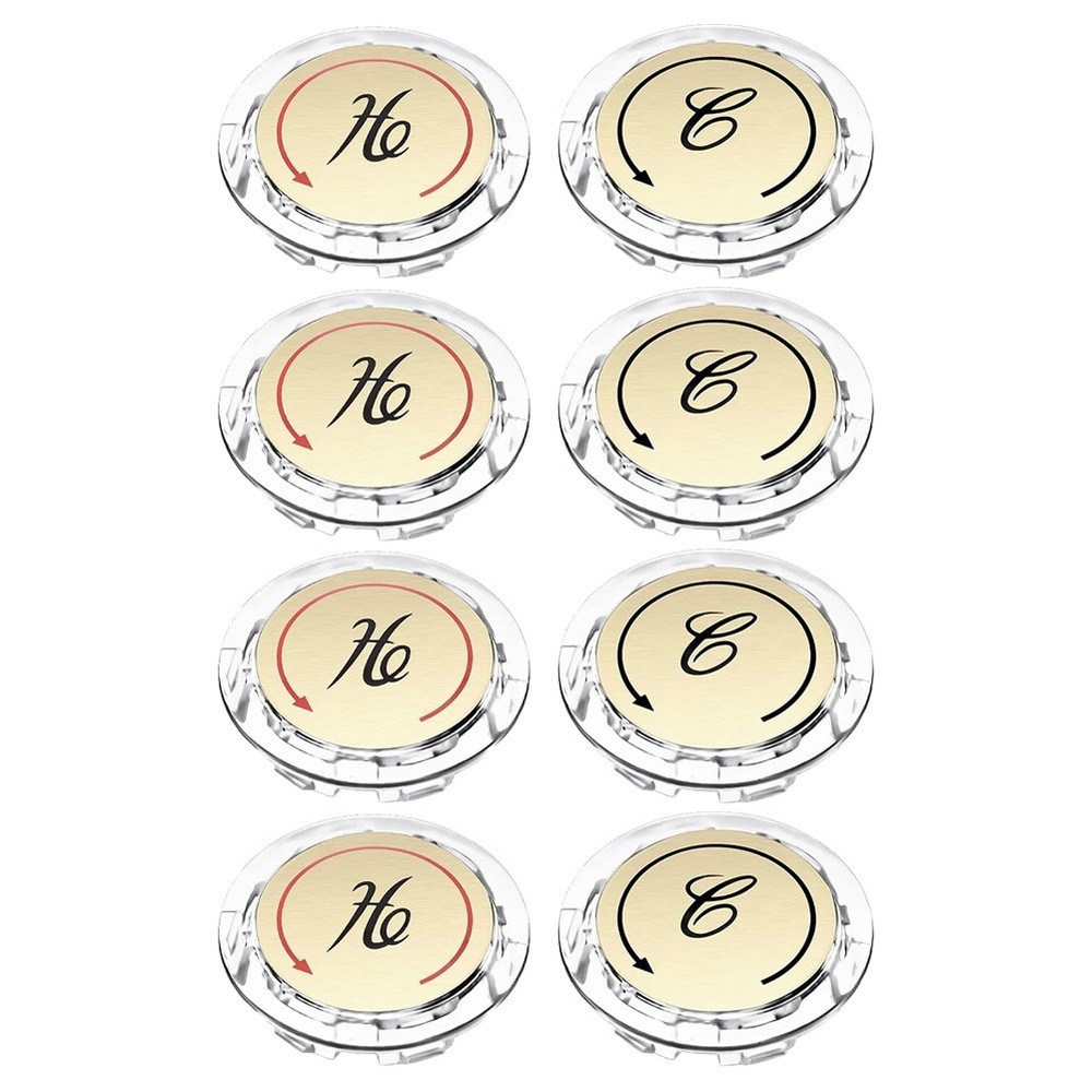 Replacement Faucet Index Button Set for Standard Double Handle Faucets