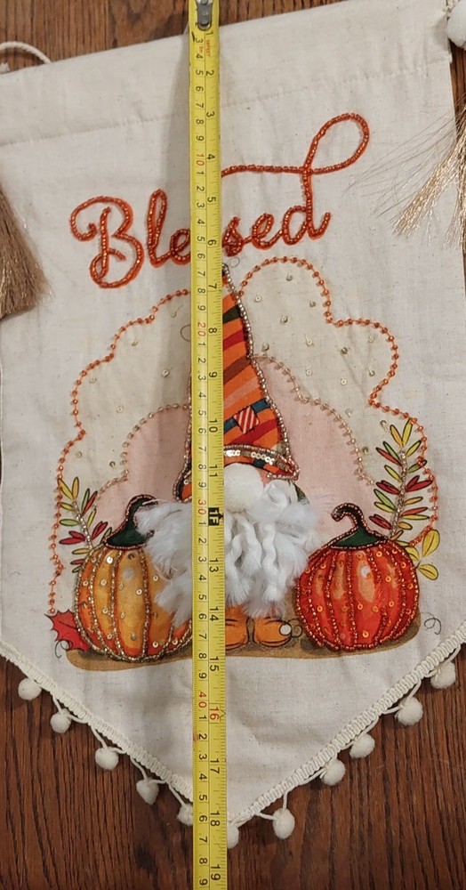 “Blessed” Fall Hanging Banner