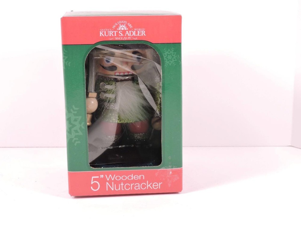 Kurt Adler 5" Wooden Nutcracker