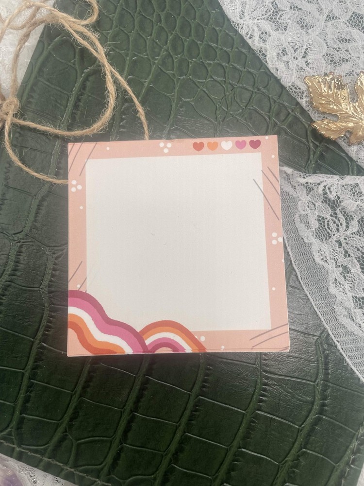 Lesbian Pride Tear Away Notepad