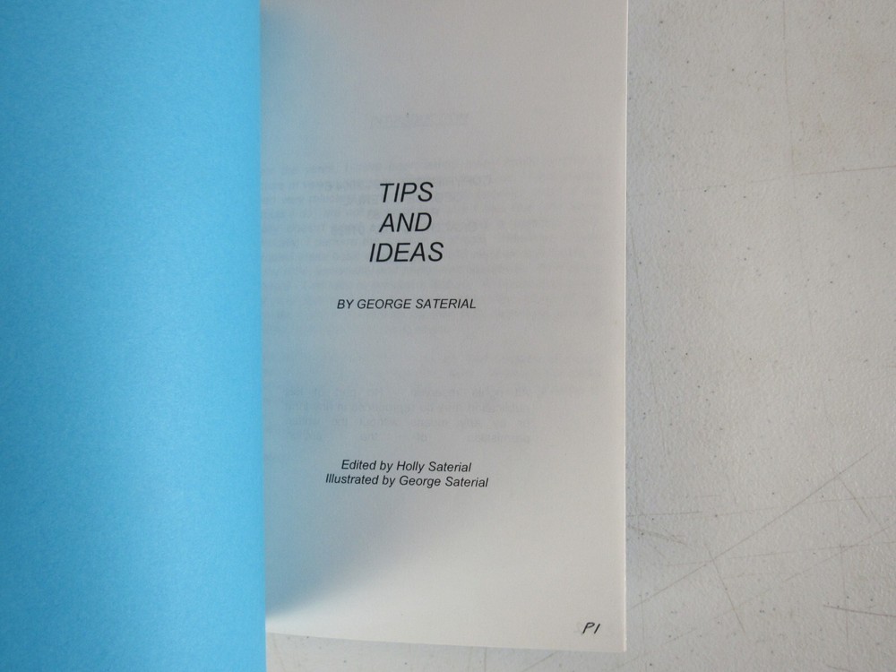George Saterial Tips & Ideas 2004 Vanishing Cane + Magic Tricks MZ11F