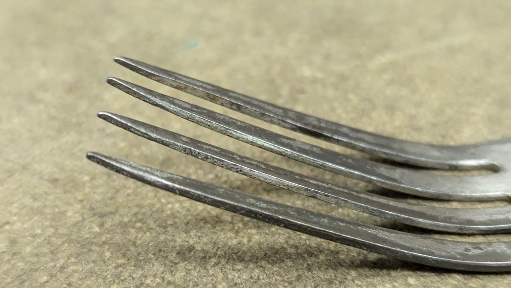 WWI US Army steel mess kit Fork