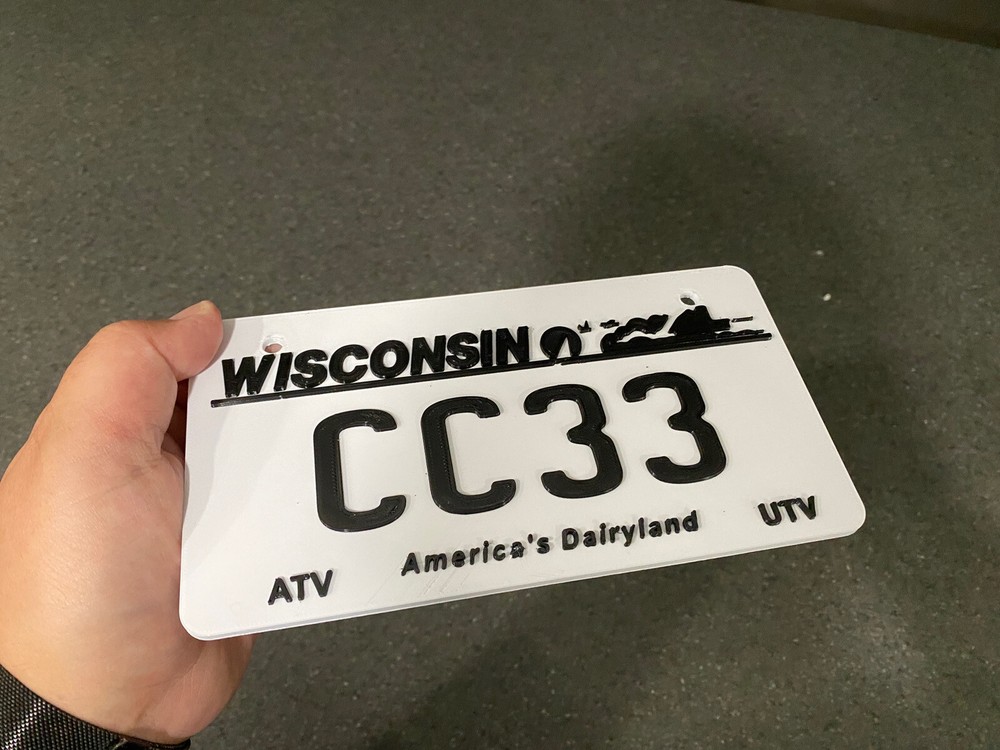 ATV/UTV Custom/Personalized License Plate