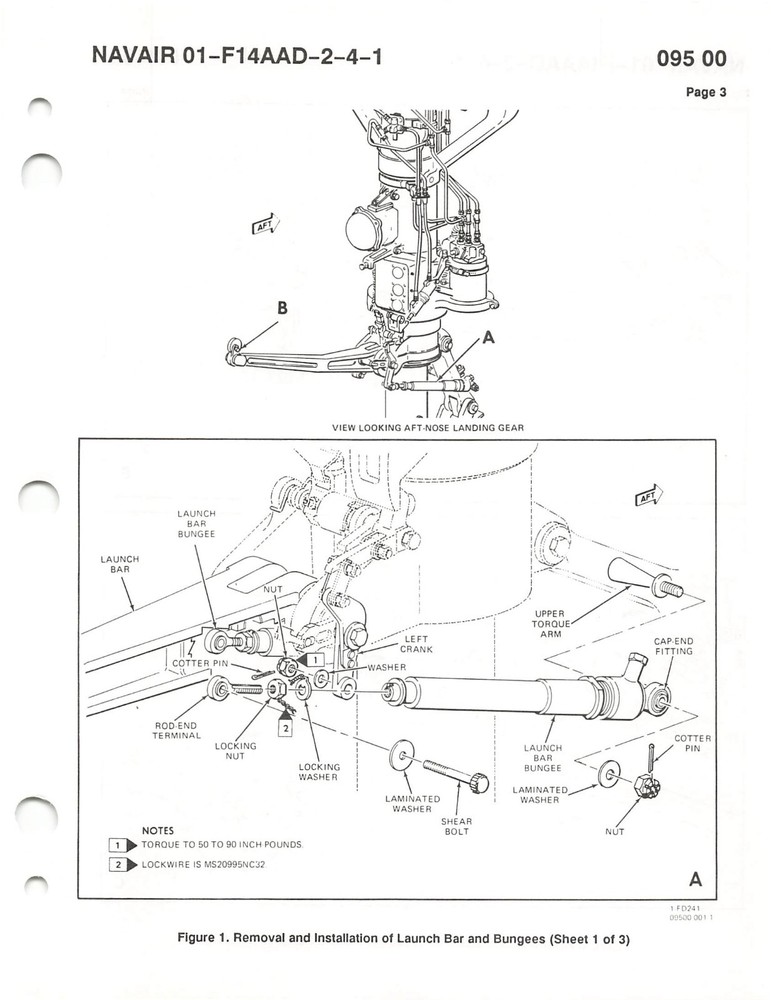 F-14D Super Tomcat 1995 Landing Systems Maint Flight Manual - CD