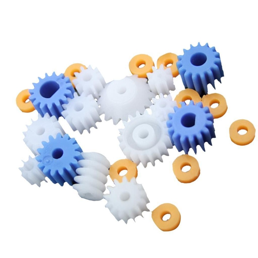 26pcs Worm Gear Colorful Mixed DIY Accessory RC Model