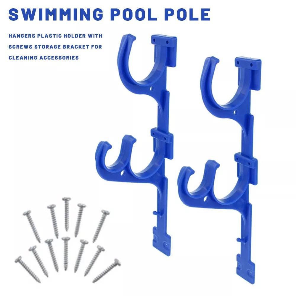 Practical Pool Pole Hanger Holder Hook Perfect Solution for Pool Storage