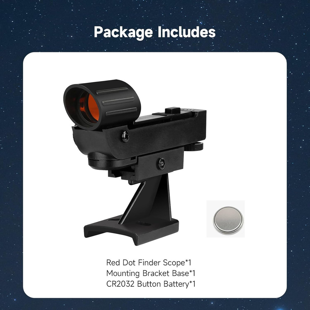 SVBONY Red Dot Finder Scope for Astronomical Telescope Reflex Viewfinder Compati