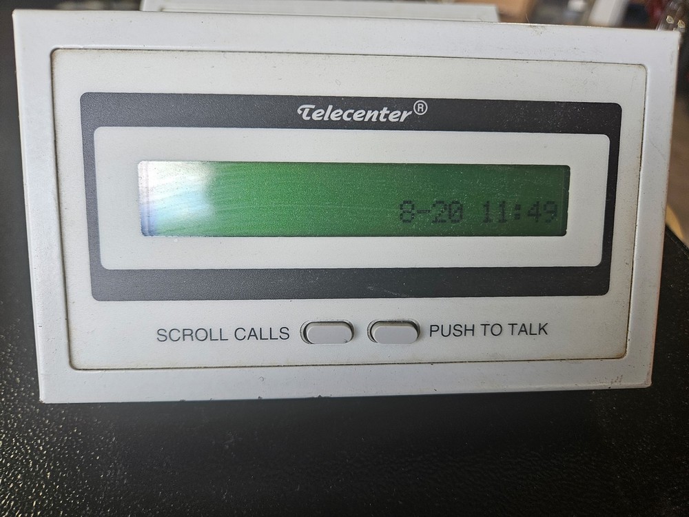 Rauland Borg ICSDTD Telecenter Intercom Desk Module P8