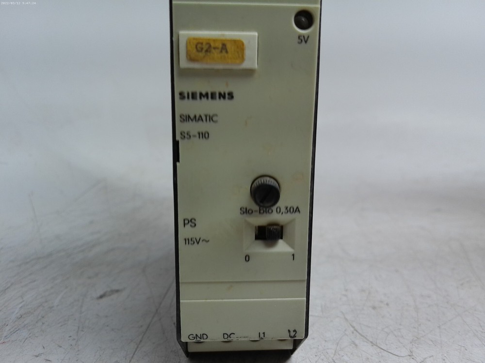Siemens Power Supply Module 6ES5 930-7AA22 / Simatics S5-110A