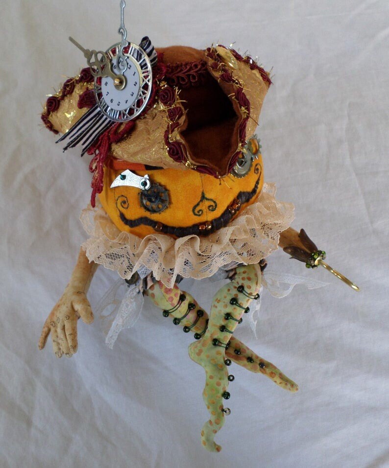 Cloth Art Doll Pattern “Captain Spiny Copperbottom” by Paula McGee