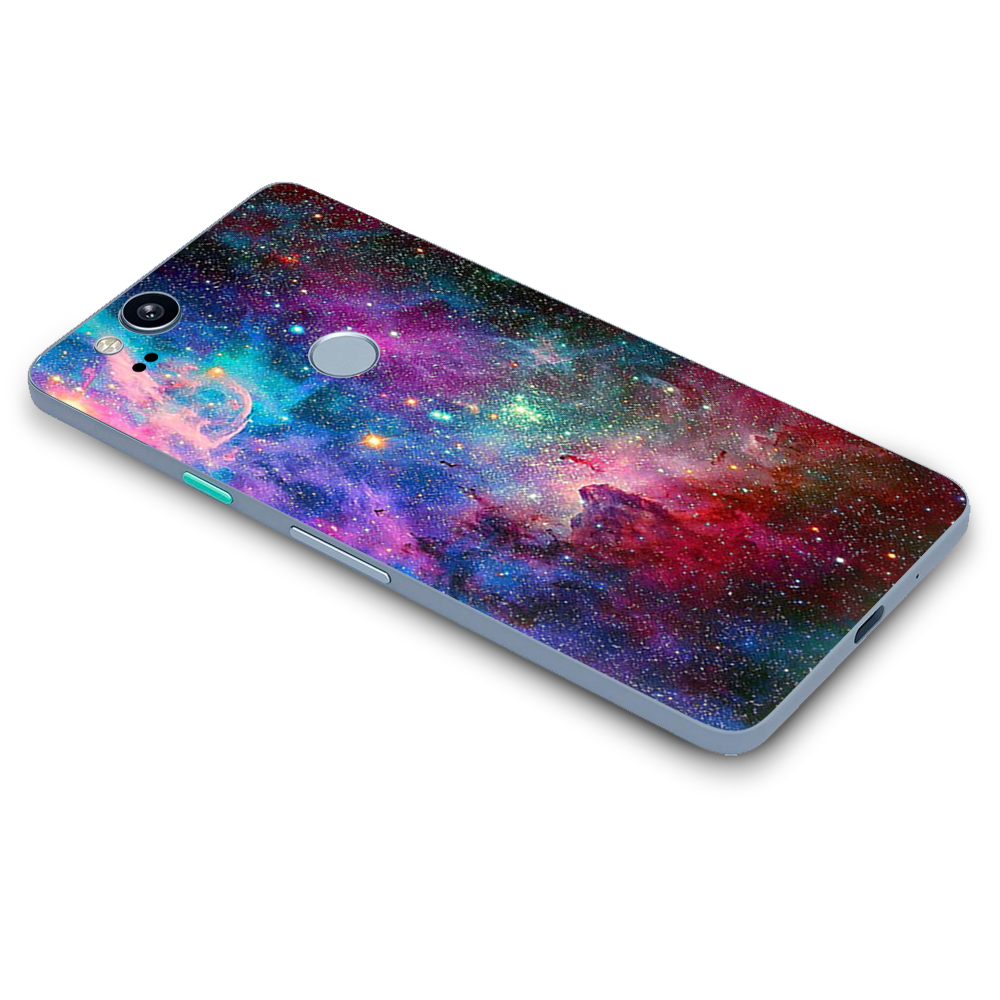 Google Pixel 2 Skins Decal Wrap Colorful Space Gasses