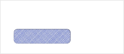 500 Single Window Envelope | Item #CE31