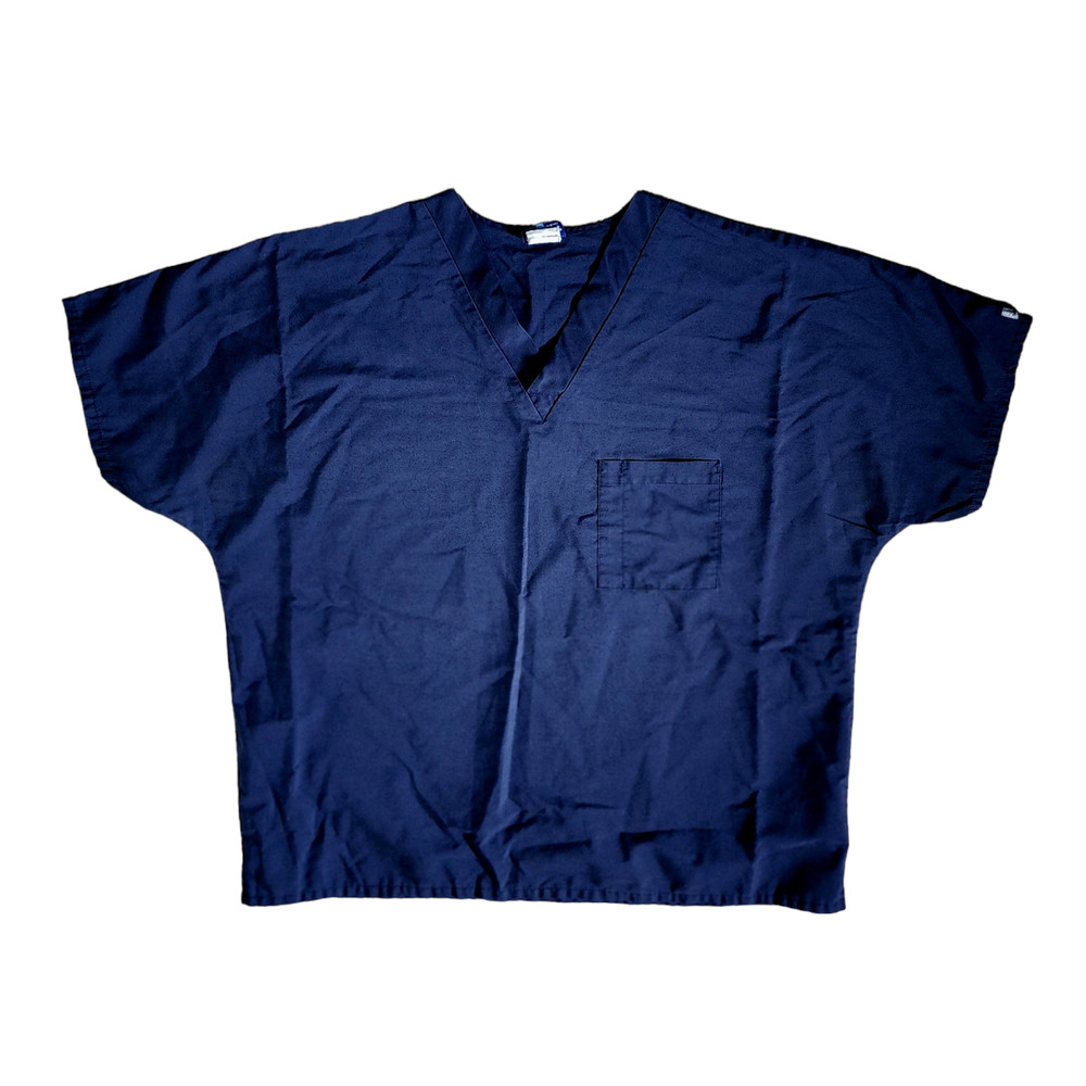 Fundamental Top and Bottom Scrubs navy blue