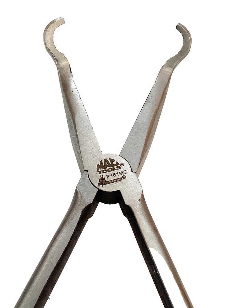 Mac Tools 16” RED Python Extra Long Reach 1/2” Hose Gripping Pliers P161MG NEW