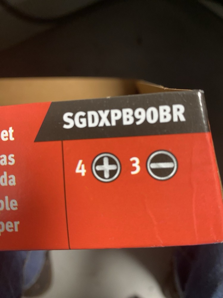 SNAP ON SGDXPB90BR TRAY ONLY!