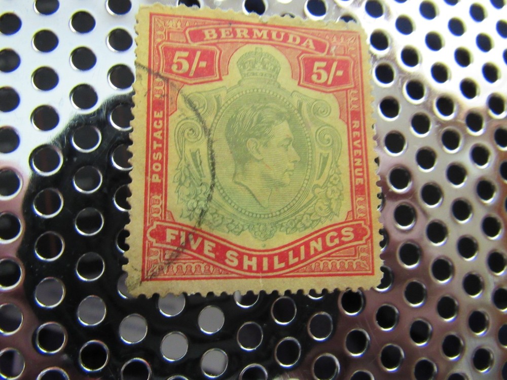 BERMUDA SCOTT # 52 POSTALY USED