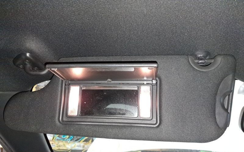 2008-2014 Dodge Challenger Left Driver Side Interior Sun Visor Black OEM