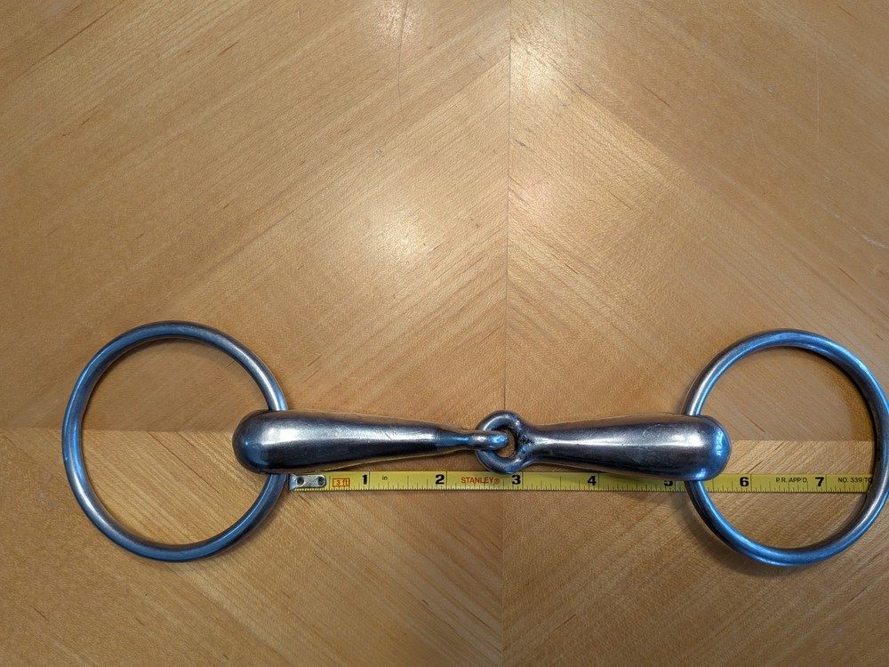 Loose Ring Snaffle Bit - Hollow Mouth - 5"