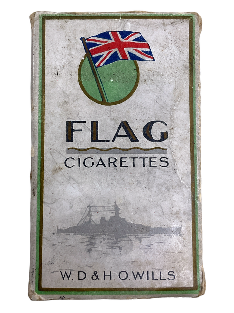 WW2 British Canadian Will's FLAG Cigarette Packet EMPTY
