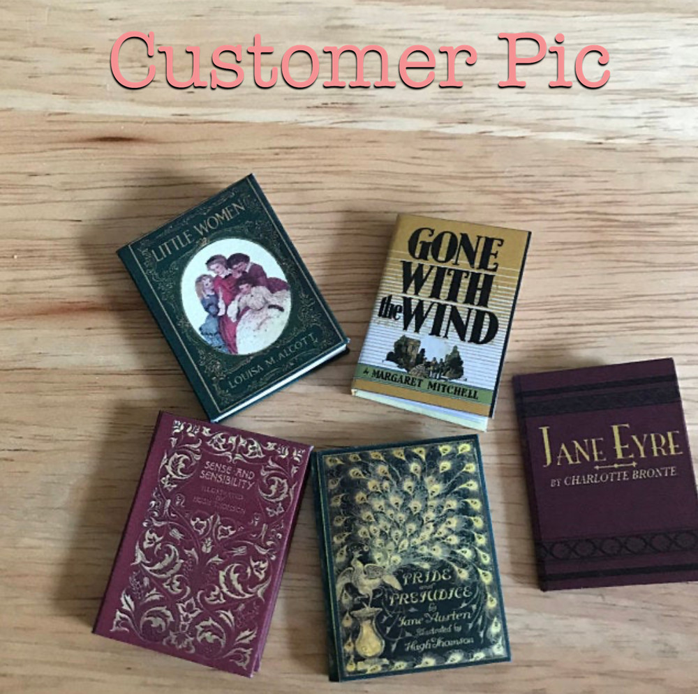 1:6 Scale GONE WITH THE WIND Miniature Playscale Readable Book