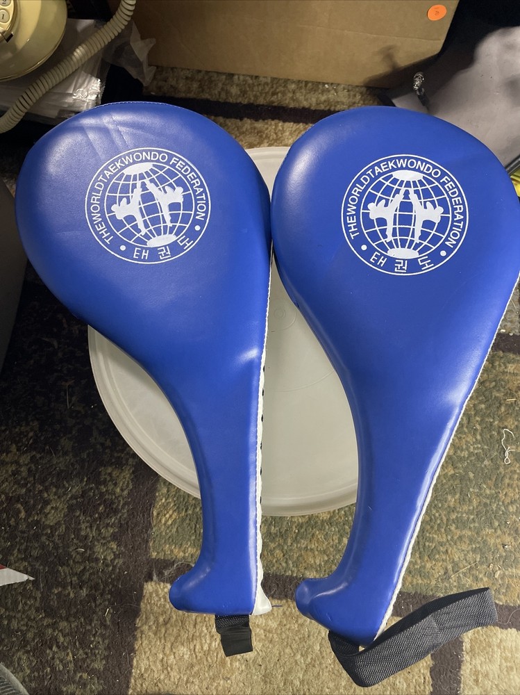 2 Pack Taekwondo Kick Pads, Durable Striking Pad Target TKD Karate Martial Ar...