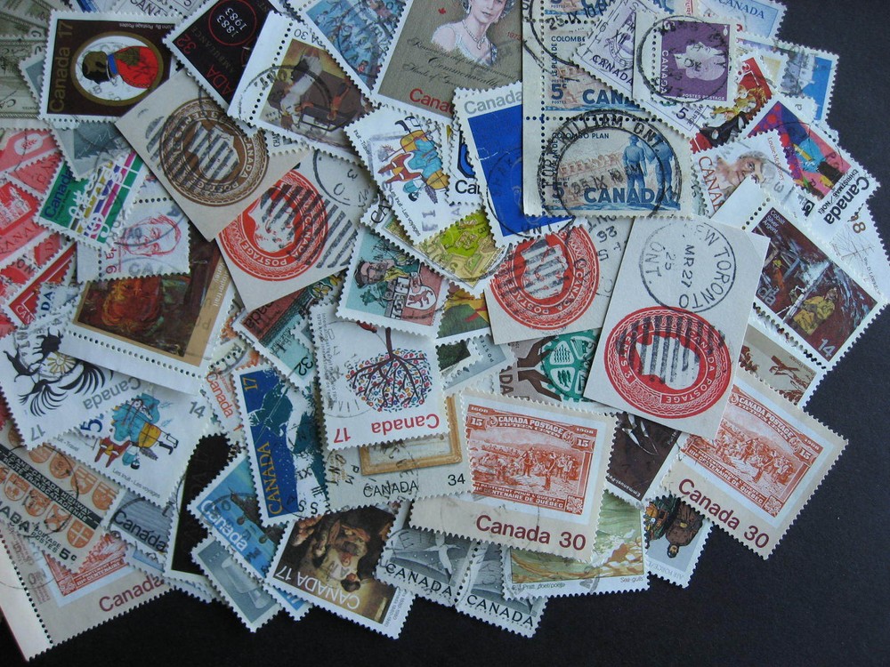 CANADA 300 Ontario cancels (mostly CDS) mixture (duplicates,mixed cond)