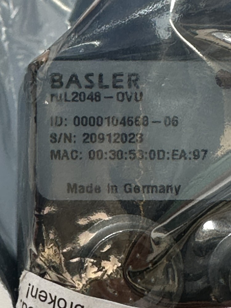 BASLER VISION TECHNOLOGIES RUL2048-OVU industrial camera