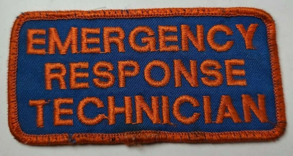 CERT Emergency Response Technician Embroidered Patch 4 Inches Wide