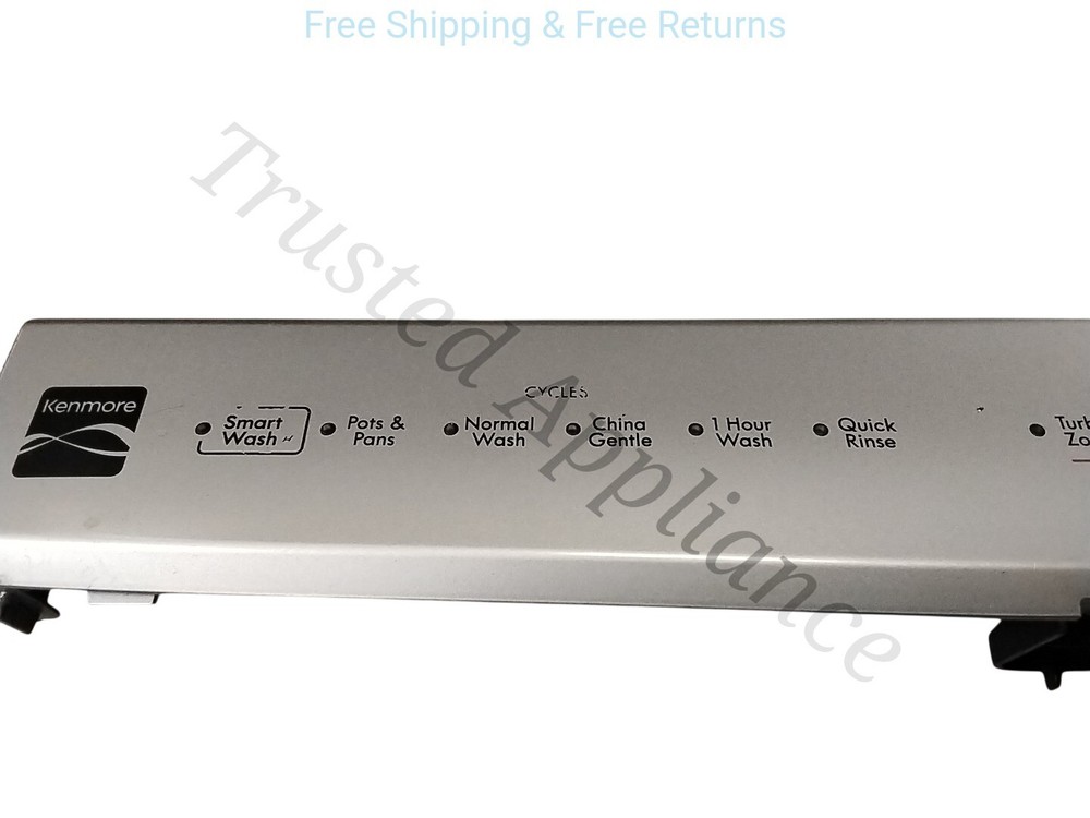 OEM Dishwaser Control Panel w10195264 SILVER