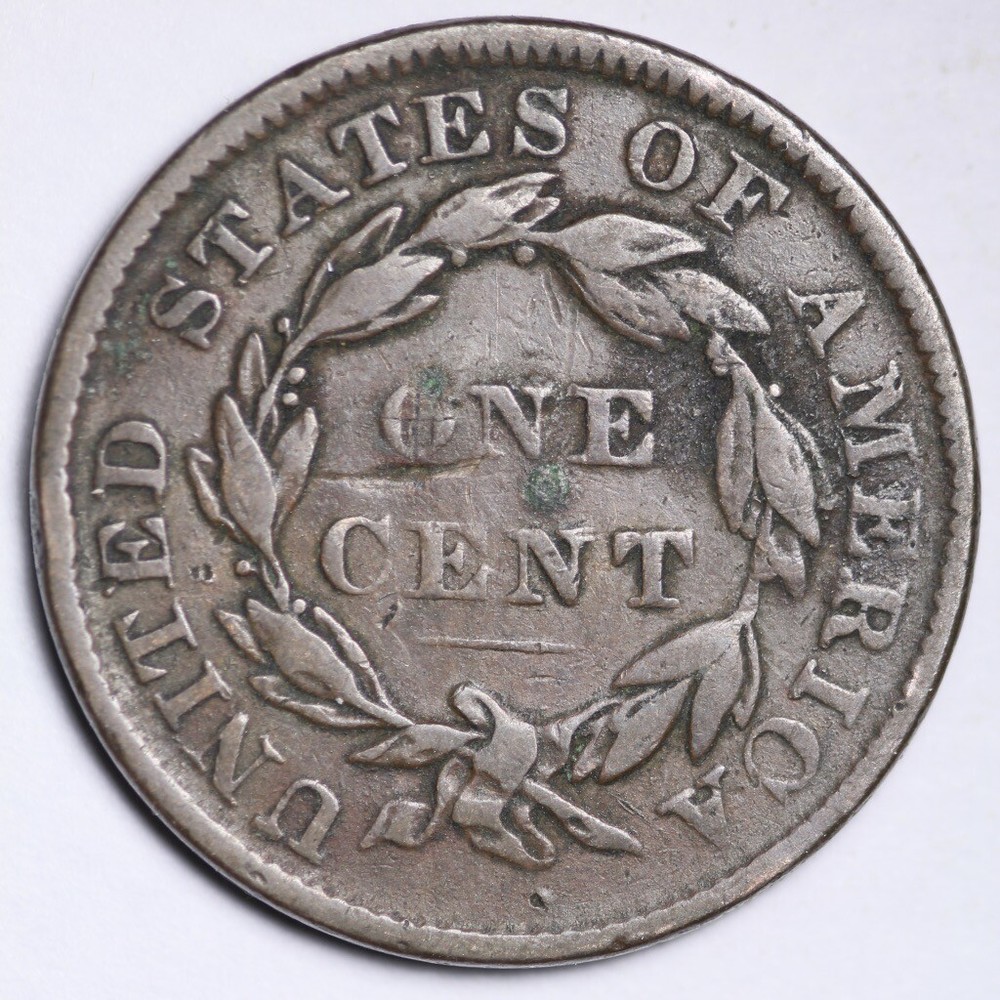 1835 Coronet Head Large Cent CHOICE VF FREE SHIPPING E197 T