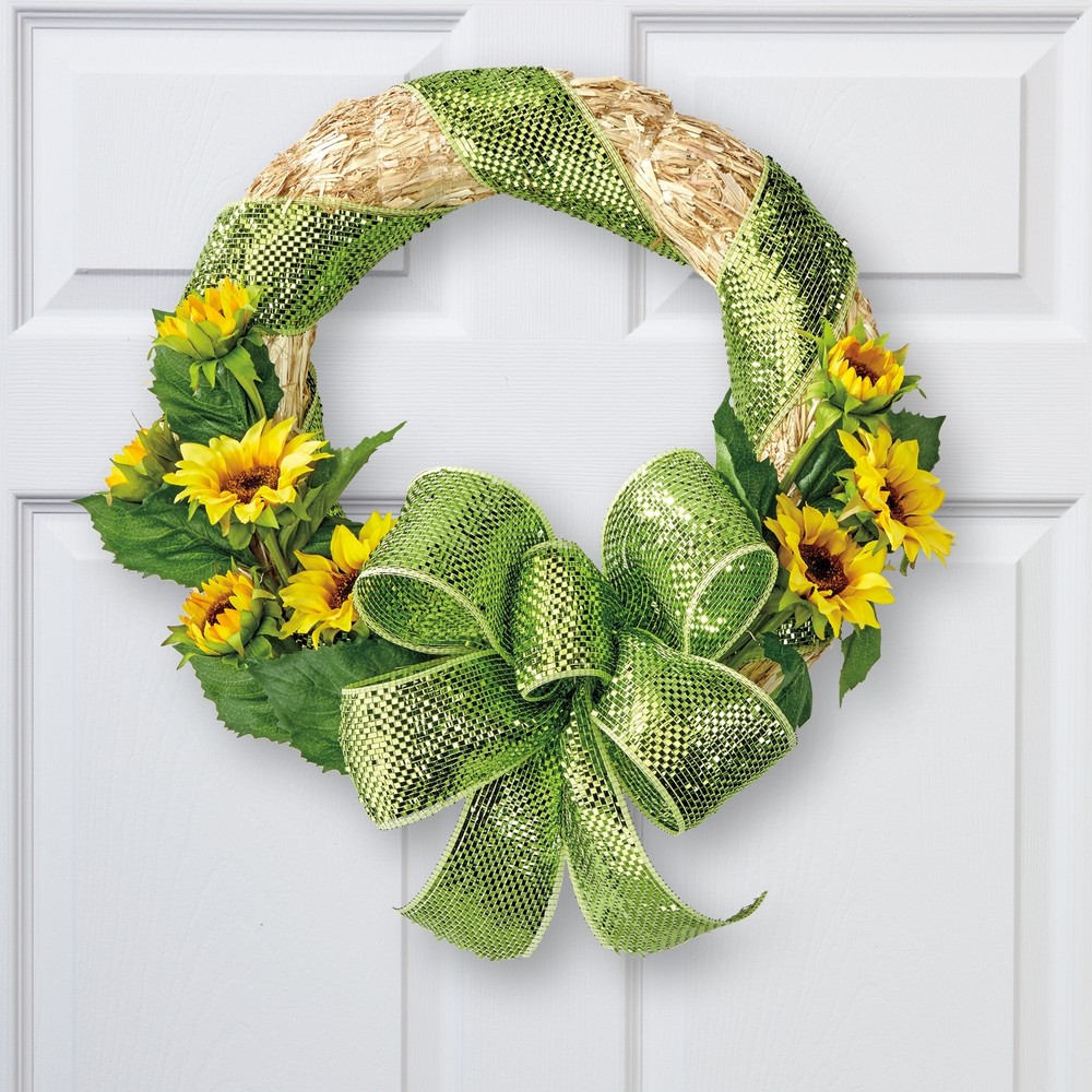 Straw Wreath 14"
