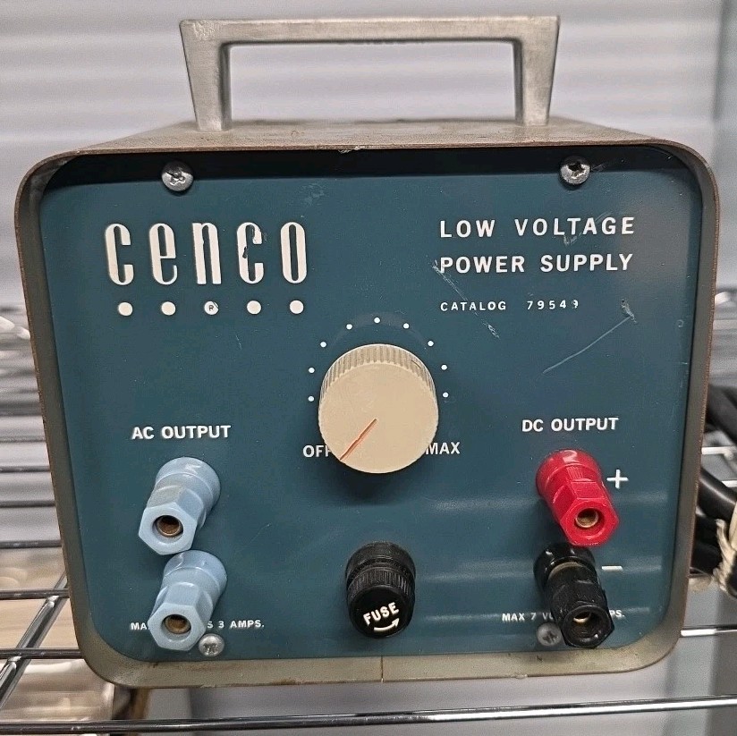 CENCO 79549 Low Voltage POWER SUPPLY Tested And Working Used
