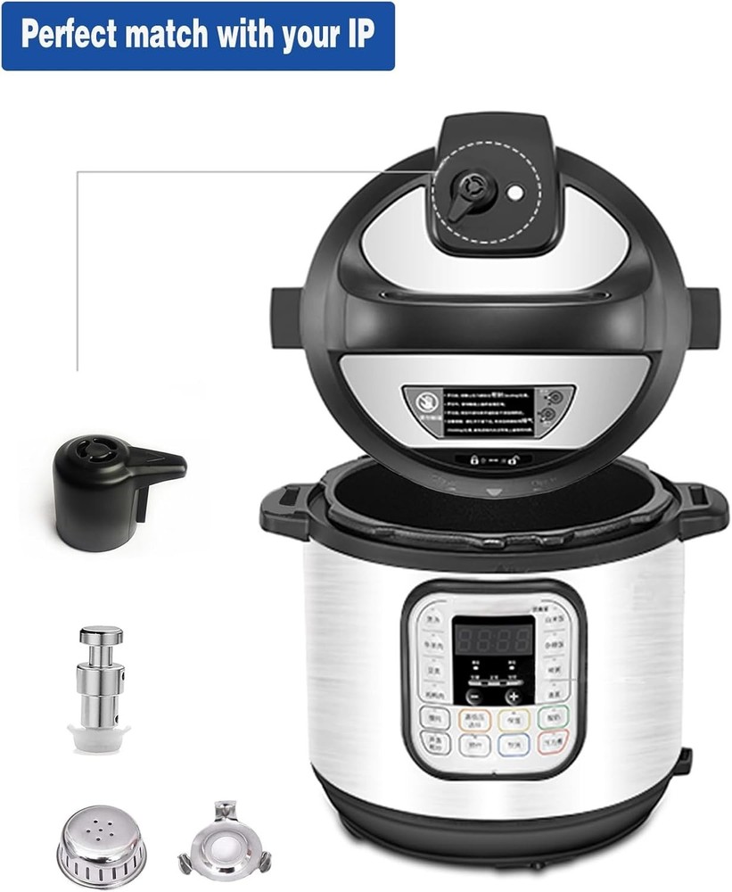 Durable Instant Pot 13 Pc Replacement Kit: Sealing Ring, Valves & Caps for 6Qt