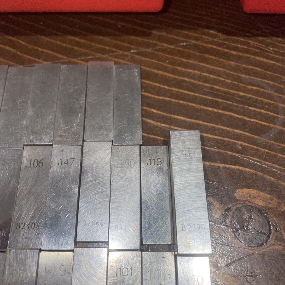 50 Miscellaneous Gage Blocks Steel