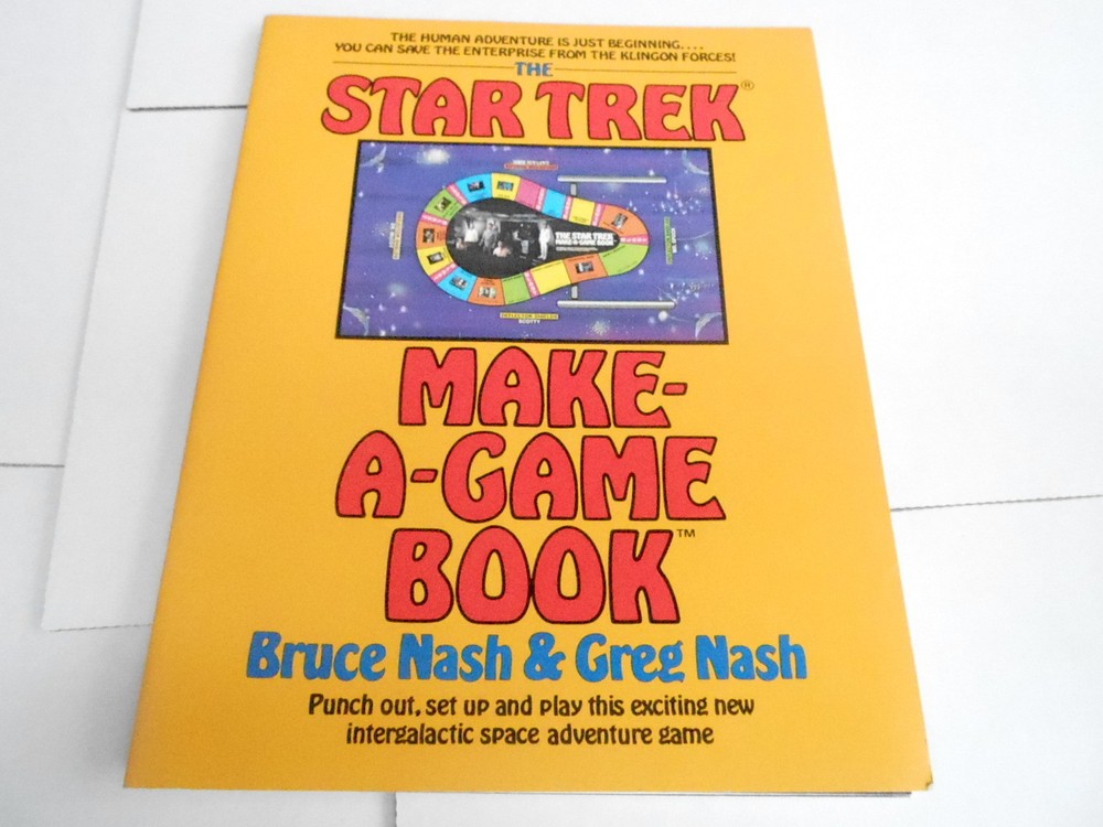1979 STAR TREK MAKE A GAME BOOK - UNUSED/UNPUNCHED