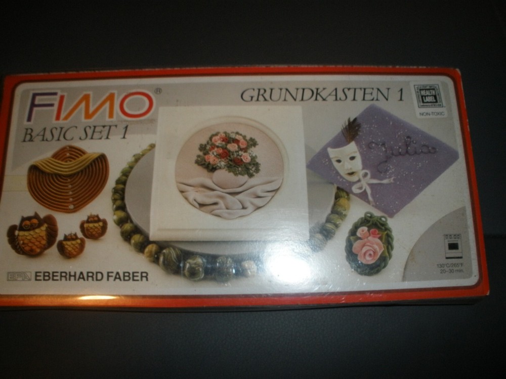 NEW FIMO Basic Set 1 Eberhard Faber German Modeling Clay