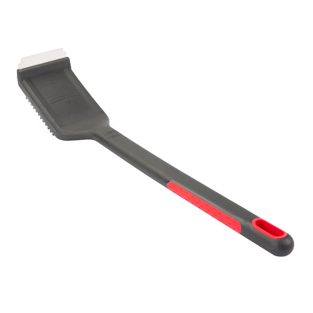 Expert Grill Long Handle Grill Brush with Scraper, 17.7"