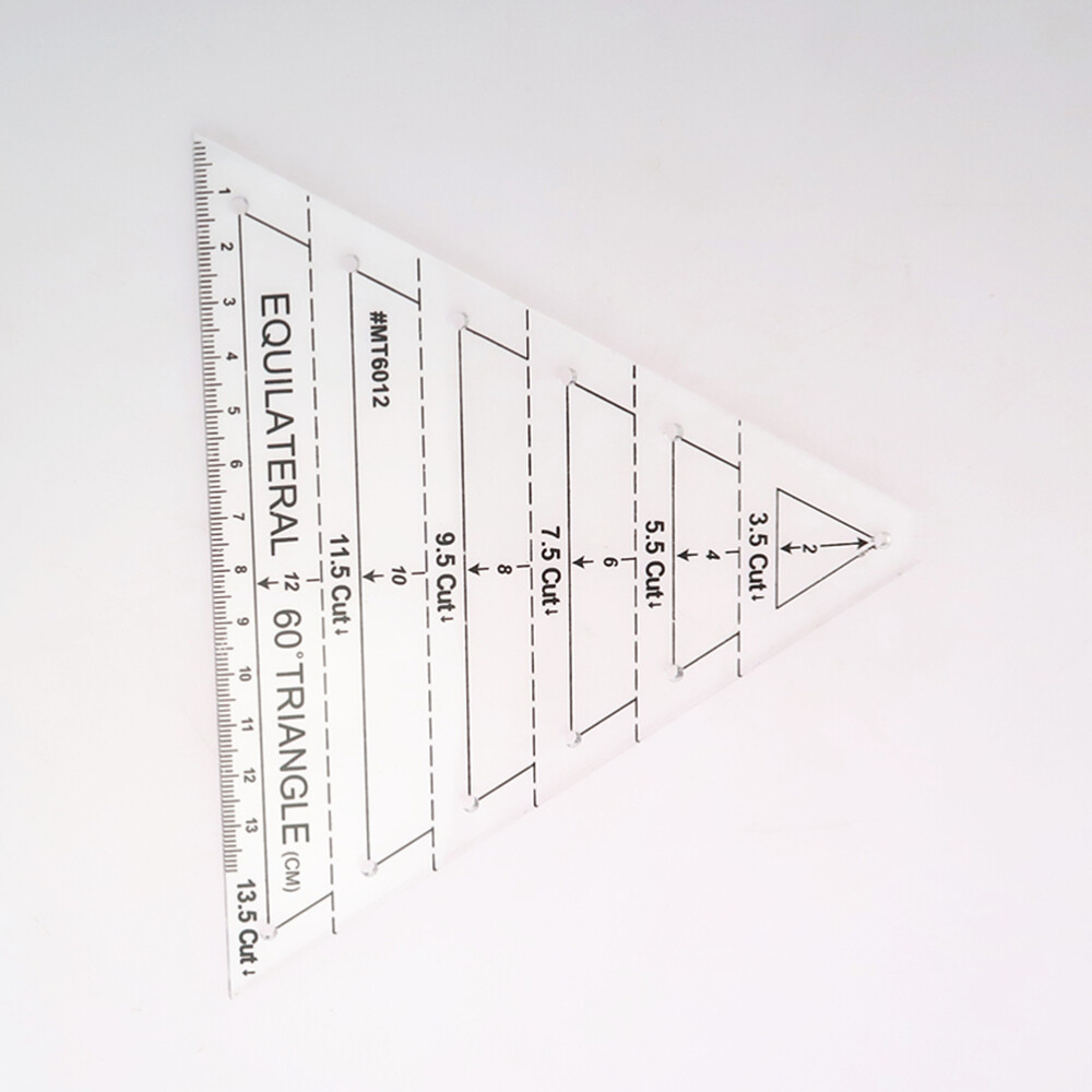 Patchwork Ruler 60 Degree Triangle Quilting Ruler Patchwork Acrylic Template