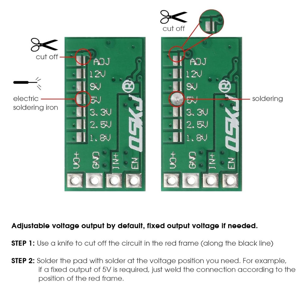 20 Mini DC Buck Converters - Adjustable 5V Voltage Regulator for Versatile Use