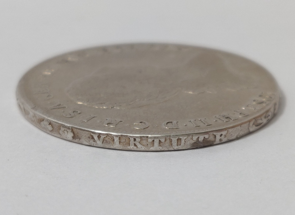 1788 AUSTRIAN NETHERLANDS 1 KRONENTHALER SILVER COIN (TYPE 2) JOSEPH II