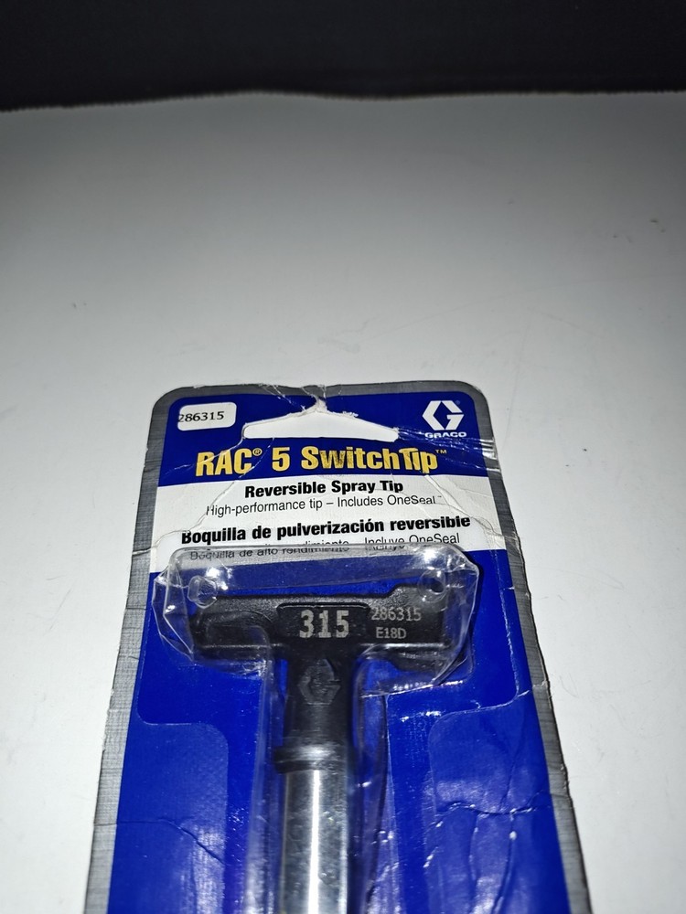 Graco 315 RAC 5 SwitchTip Reversible Spray Tip 286315 High Performance Tip