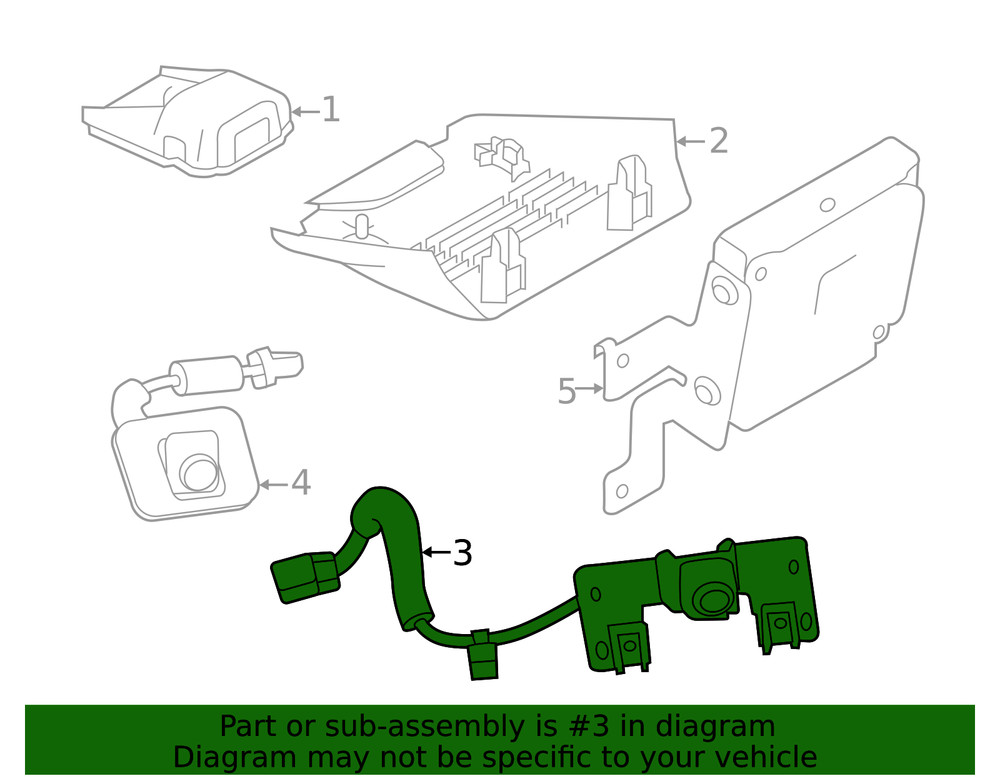 Genuine Nissan Collision Avoidance Camera 284F1-9HF0B
