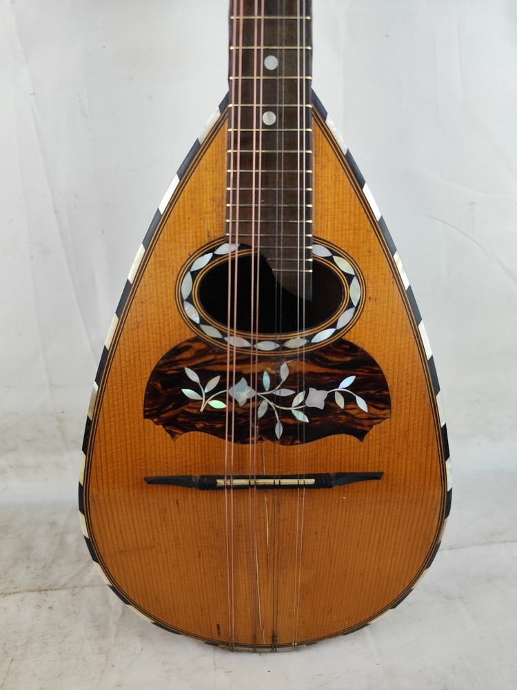 Mandolin 4/4 By Bernardi Giuseppe Genoa 1880 曼陀林 만돌린マンドリン