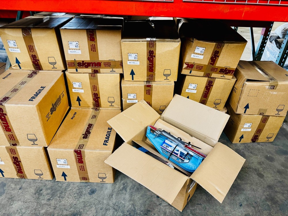 SIGMA 2G 14" PULL Tile Cutter + 10" Diamond Mesh Blade SHIPS VERY FAST FROM USA