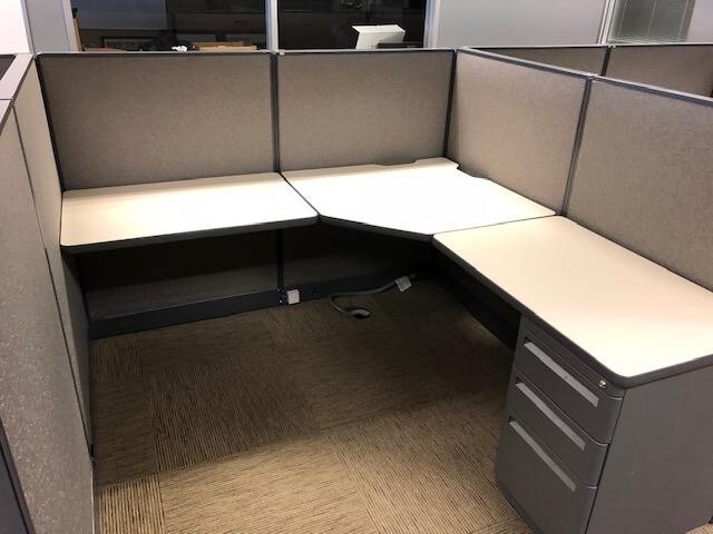 Haworth Unigroup 6x6 Used Cubicles