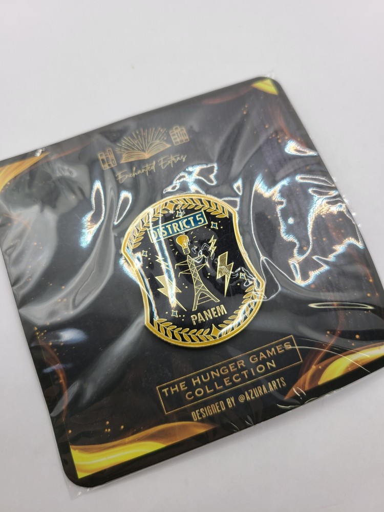 Enchanted Extras The Hunger Games District 5 Enamel Pin