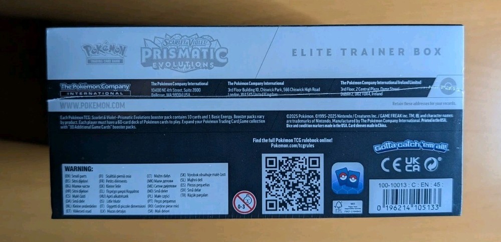 New Prismatic Evolution ETB & Booster Bundle