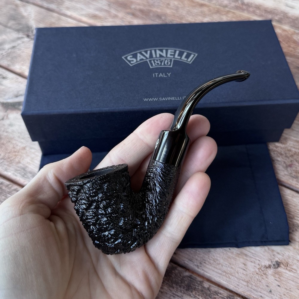 Savinelli 150th Anniversary Capri Bent Dublin (621) Pipe - New