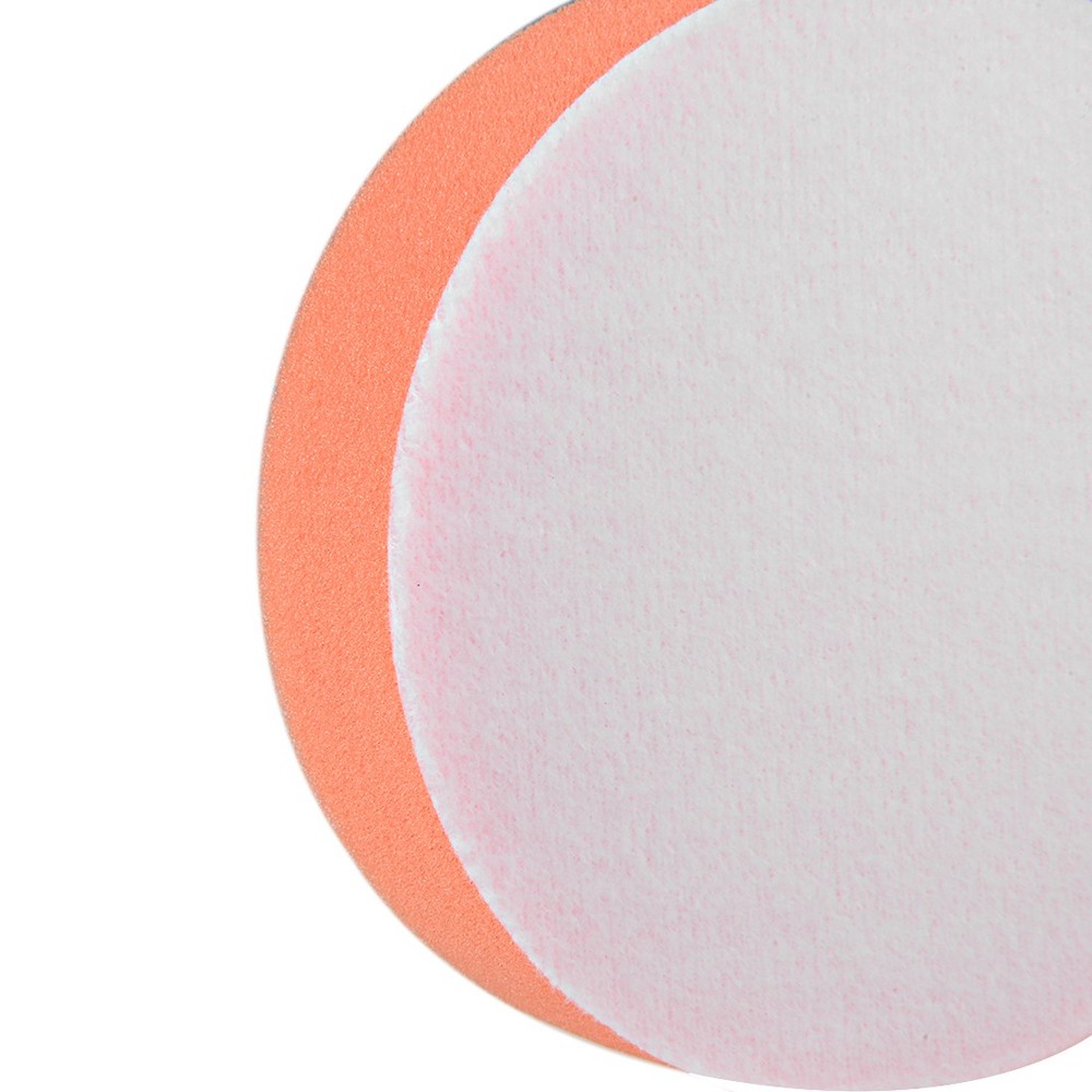 5" Buffing Sponge Pads,Drill Polishing Buffer Pad Disc Hook and Loop Back, 3X